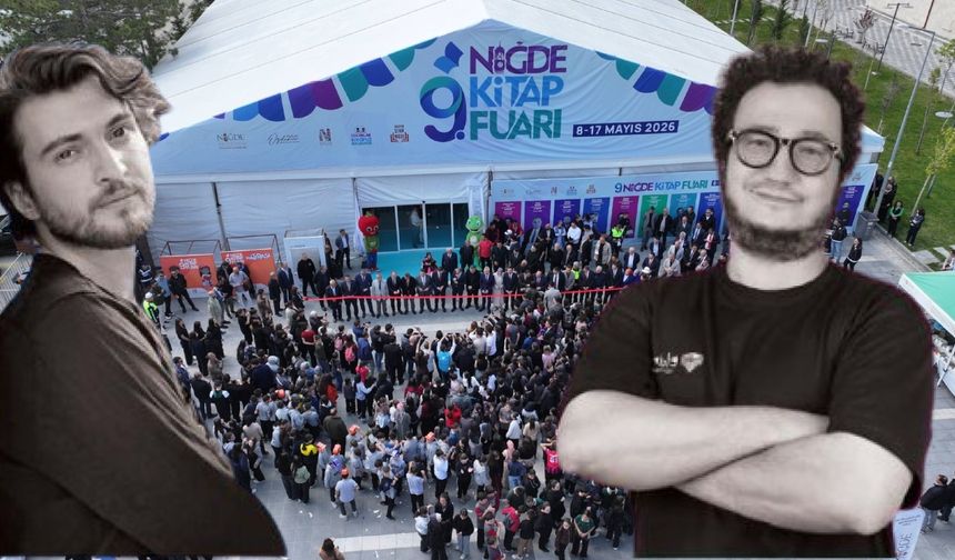 Niğde 9. Kitap Fuarı'nda bugün iki önemli yazar okurlarla buluşuyor