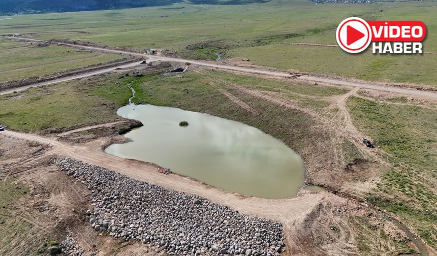 Niğde OSB’de Yağmur Suları Göletlerde Toplanıyor