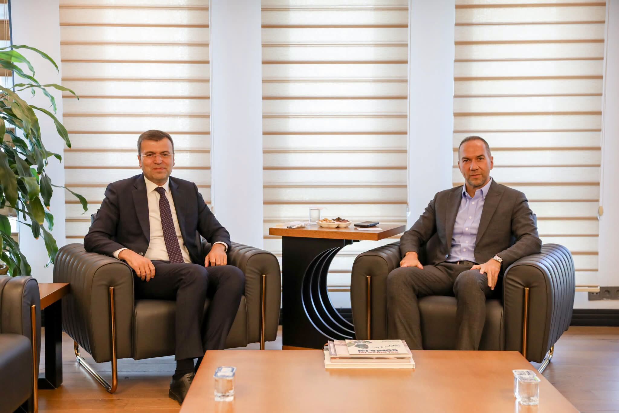 Vali Akmeşe’den Başkan Özdemir’e ziyaret
