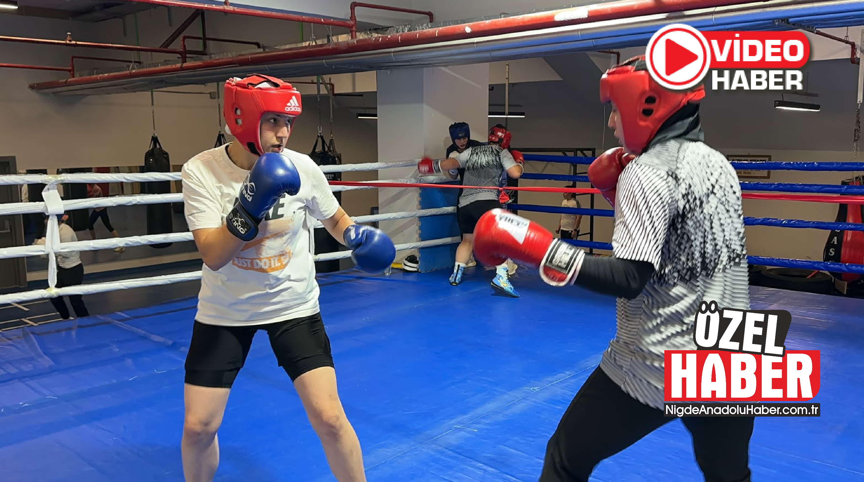 U19 Kadın Boks Millî Takımı Niğde'de kampa girdi